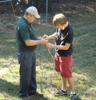 Jim, W4QO helping David