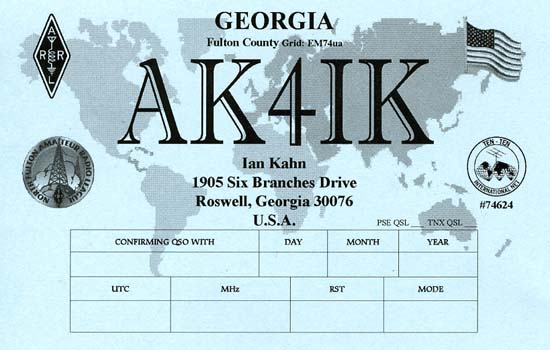 AK4IK QSL