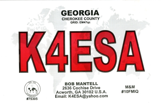 K4ESA QSL