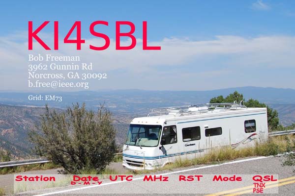 KI4SBL QSL