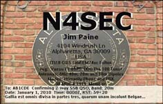 N4SEC QSL