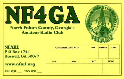 NF4GA QSL