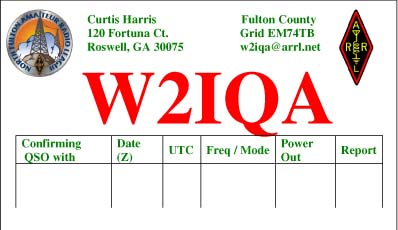 W2IQA QSL