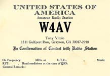 W4AV QSL