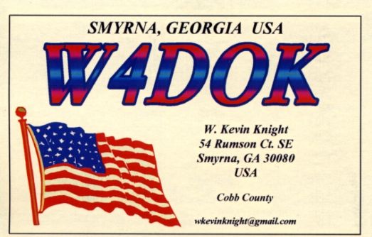 W4DOK QSL