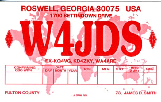 W4JDS QSL