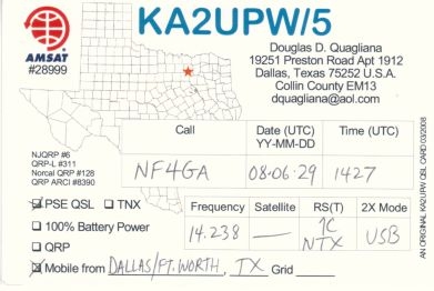 KA2UPW/5 QSL