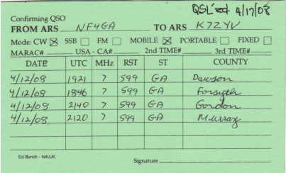 K7ZYV QSL