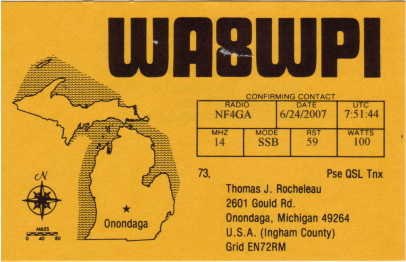 WA8WPI QSL