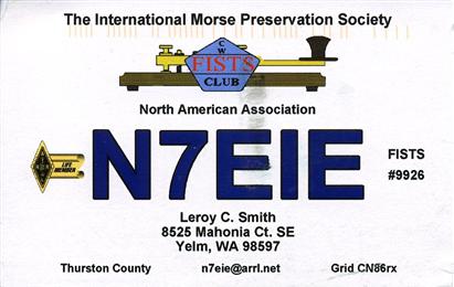 N7EIE QSL